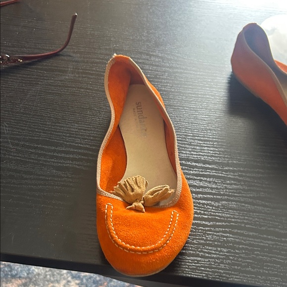 Sundance Orange Tassel Loafers - Picture 8 of 10